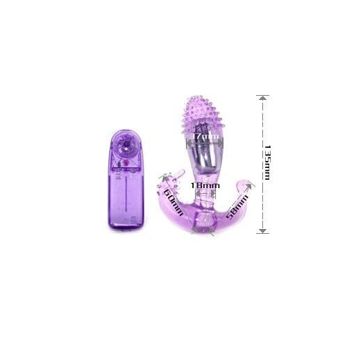 BAILE - LILAC VAGINAL AND ANAL STIMULATOR WITH VIBRATION